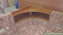 Кухонный уголок "Меркурий" Артикул 2020, спальное место "дельфин"(185 см на 150 см)