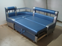 Кухонный уголок "Меркурий" Артикул 2024 (180 см на 130 см) 2 кат.ткани ,со спальным местом 